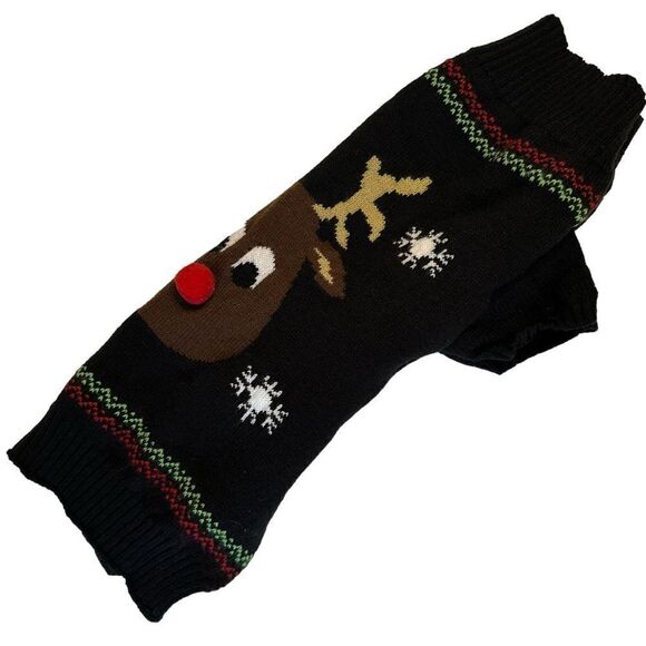 Festive knitted Reindeer Dog sweater size Small - Picture 2 of 6